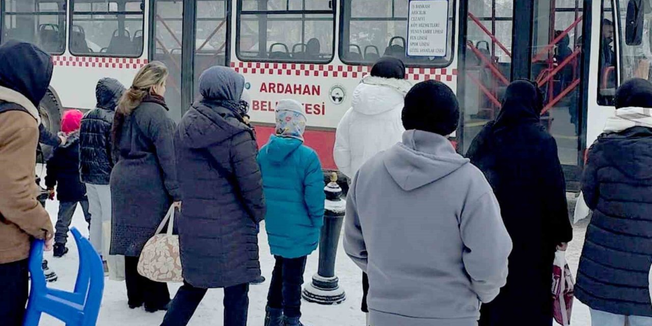 Belediyeden kayak merkezine ücretsiz servis