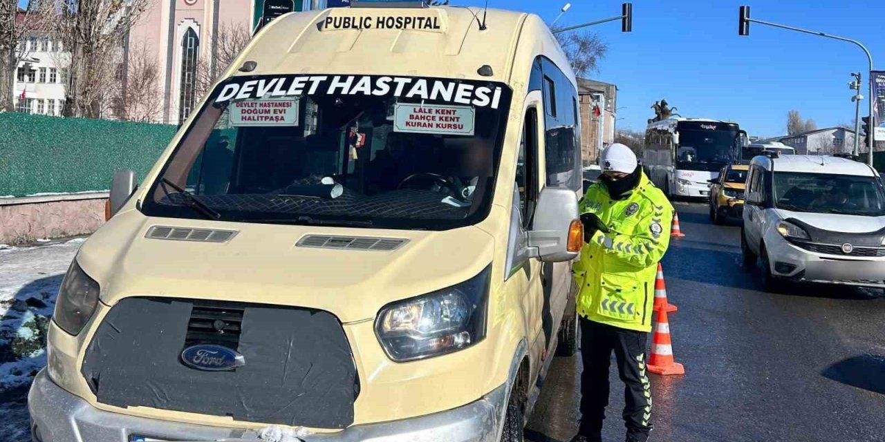 Kars’ta toplu taşıma araçlarına sıkı denetim