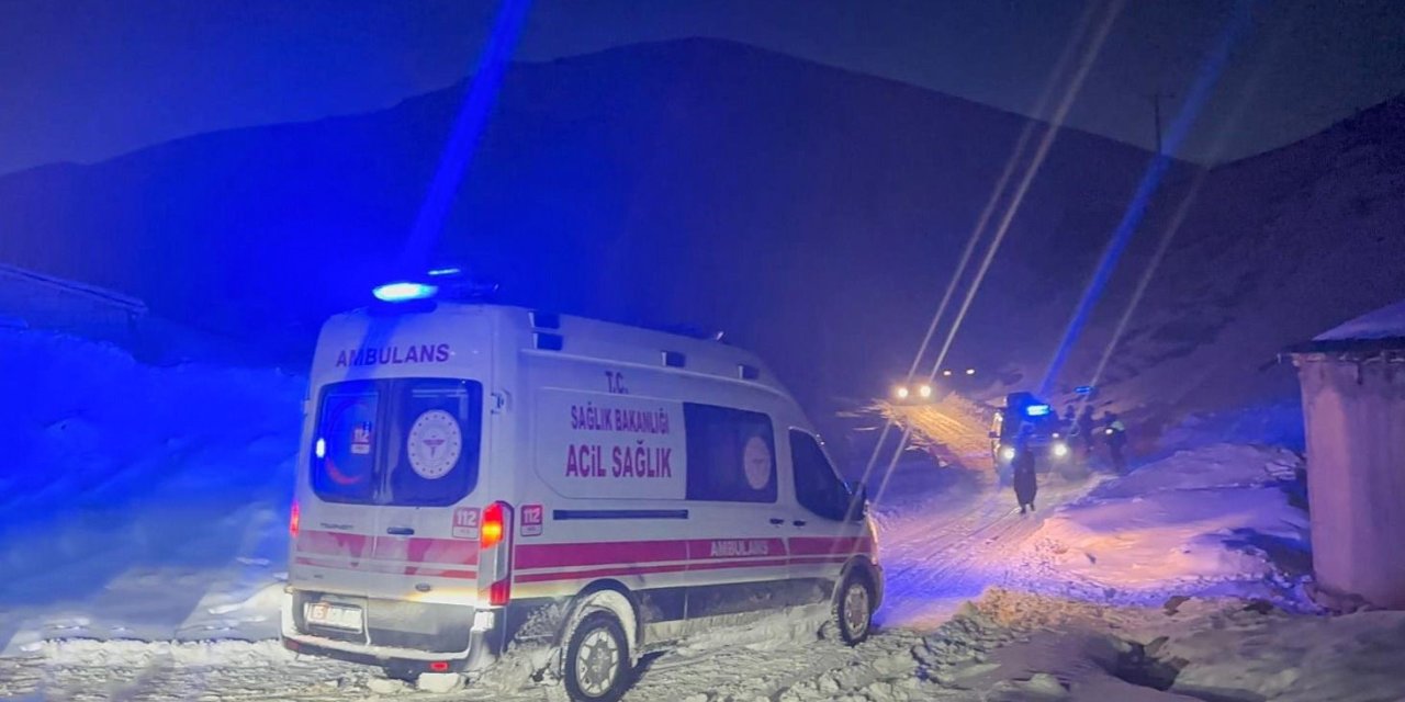 Van’da zorlu hasta kurtarma operasyonu