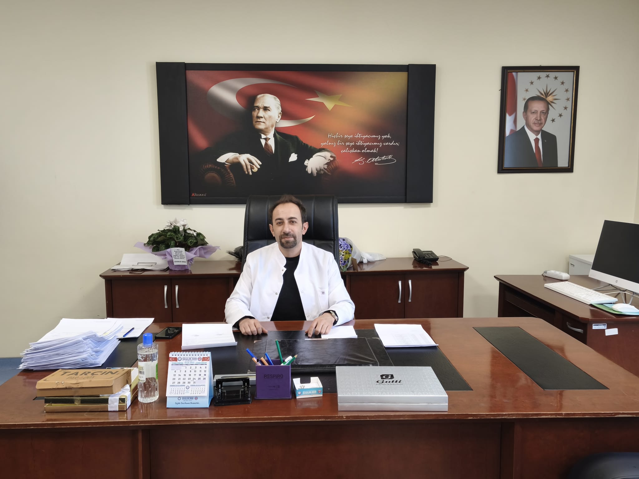 Kağızman Devlet Hastanesi’nde Yeni Dönem: Başhekimlik Görevine Doktor Harun Tecir Getirildi