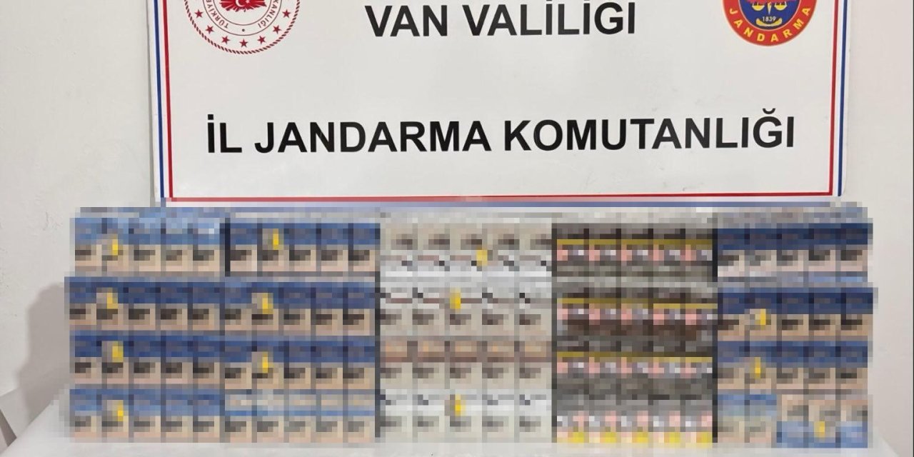 Van’da silah ve kaçak sigara ele geçirildi