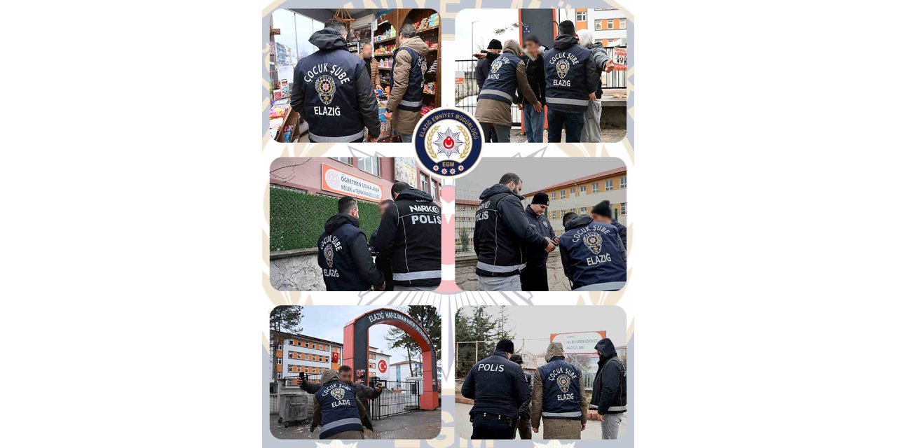 Elazığ’da 233 okul önü ve çevresi denetlendi