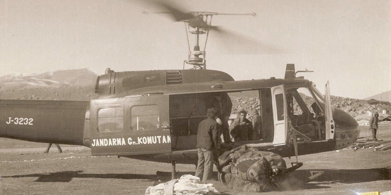 Çaldıran depreminin 50’nci yılında jandarmadan tarihi helikopter paylaşımı