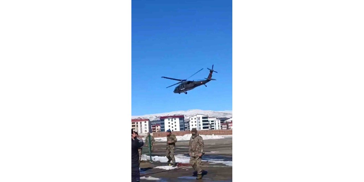 Bingöl’de helikopter destekli çalışma ile enerji kesintisi giderildi