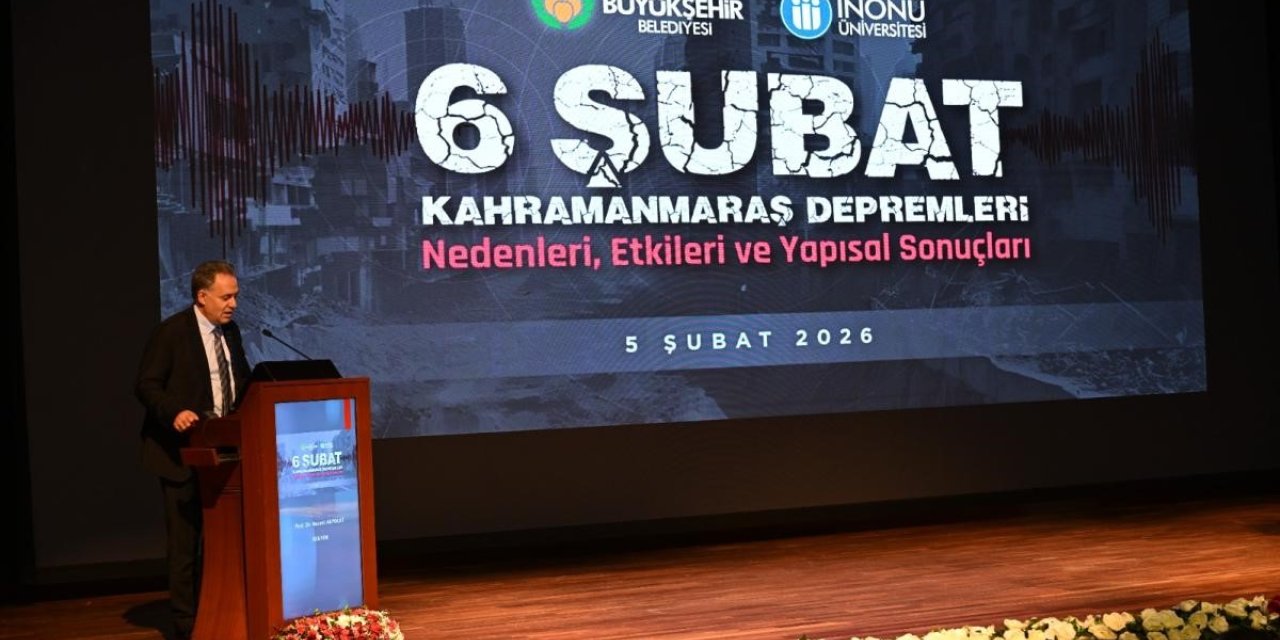 İnönü Üniversitesinde deprem paneli düzenlendi