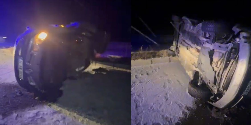 Sarıkamış’ta trafik kazası: 2 yaralı