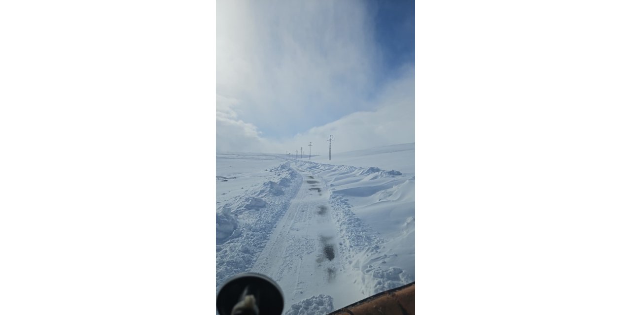 Ardahan’da kar nedeniyle 19 köy yolu ulaşıma kapandı