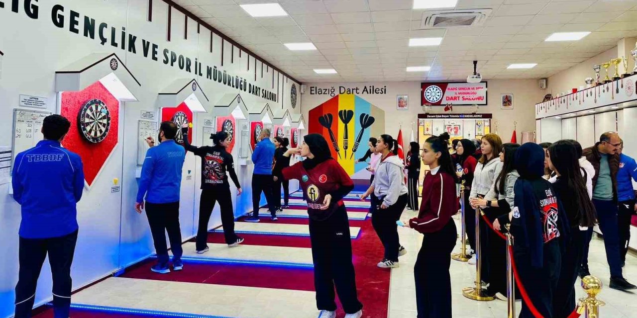 Elazığ’da dart müsabakaları sona erdi