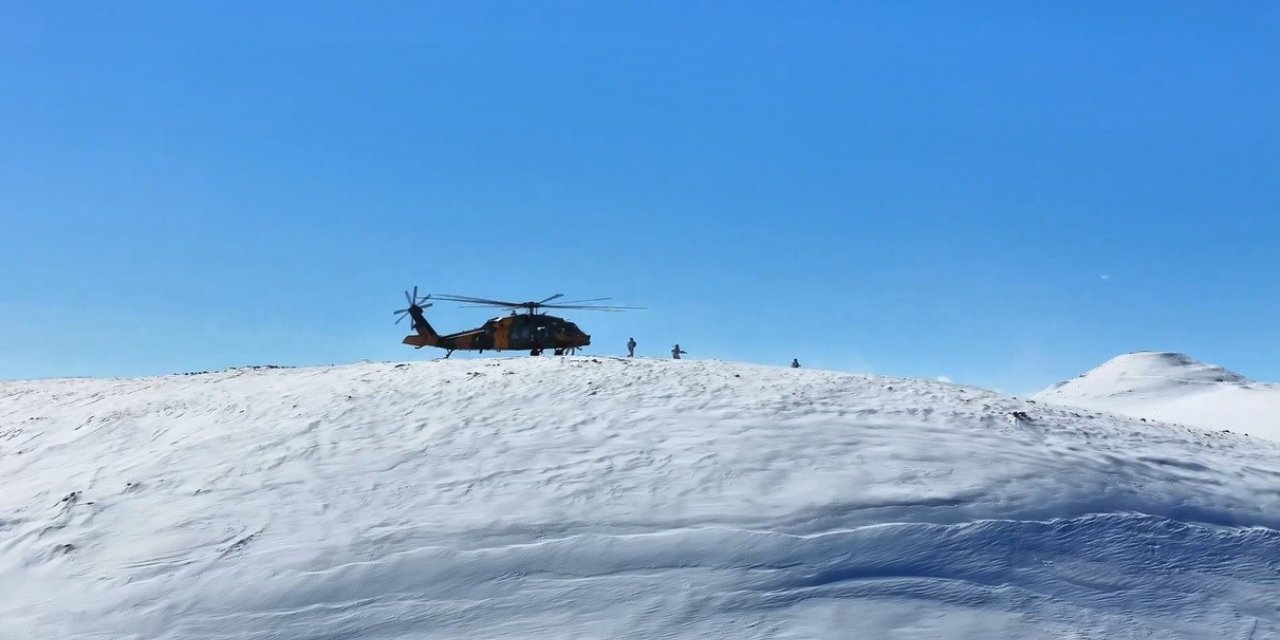 MSB’den Kars Şehit Piyade Teğmen Harun Aslan Kış Tatbikatı paylaşımı