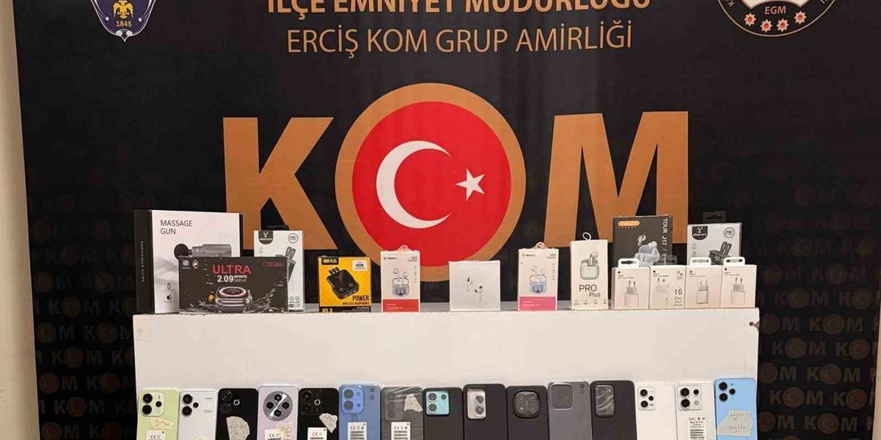 Erciş’te kaçakçılık operasyonu