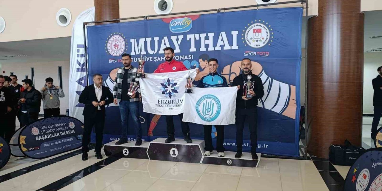 ÜNİLİG Muay Thai Türkiye Şampiyonası’nda BEÜ zirvede