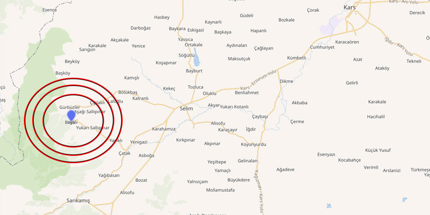 Sarıkamış'ta deprem