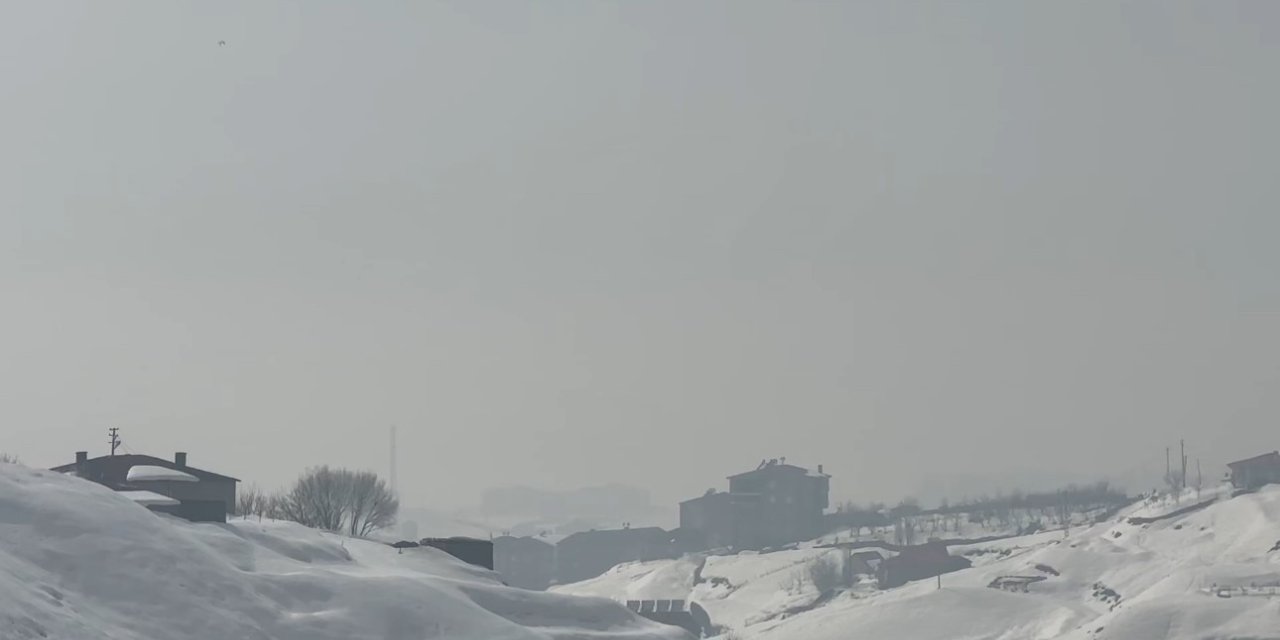 Yüksekova-Ankara uçak seferine sis engeli