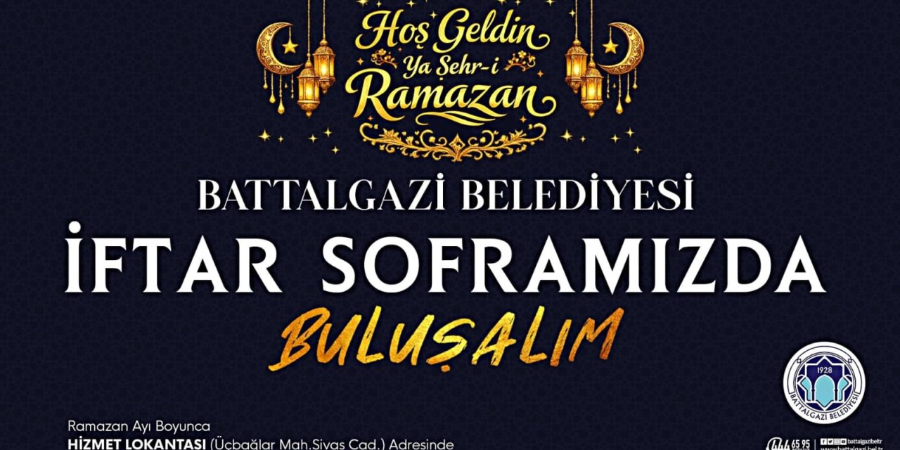 Battalgazi Belediyesi’nden Ramazan’da iftar hizmeti