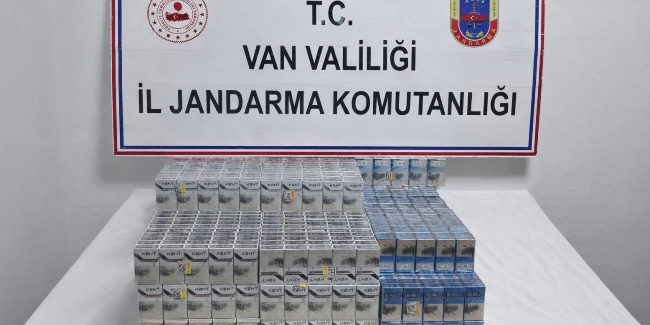 Van’da kaçak sigara operasyonu
