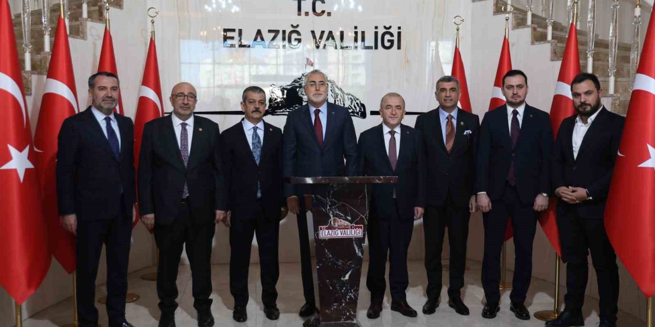 Bakan Vedat Işıkhan, Elazığ’da