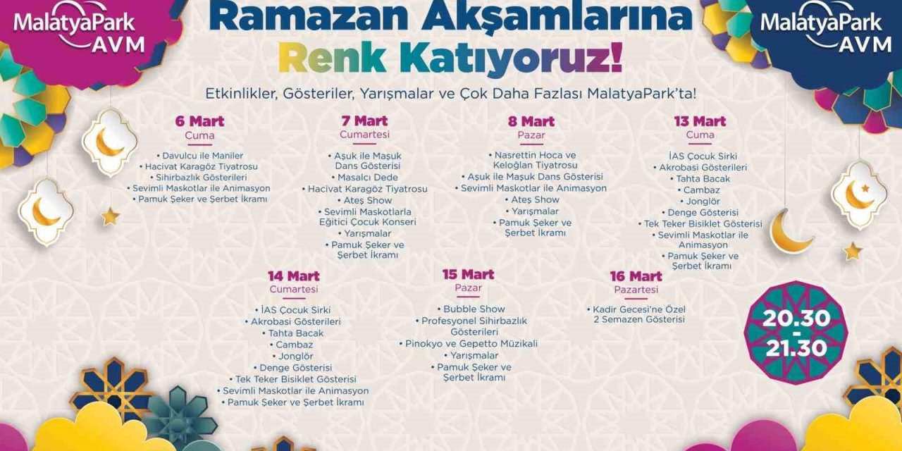 MalatyaPark AVM’de Ramazan coşkusu
