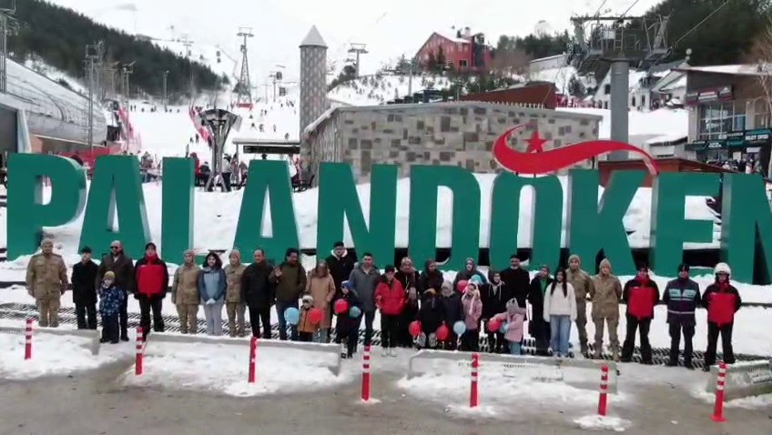 Palandöken’de şehit ve gazi ailelerine özel etkinlik