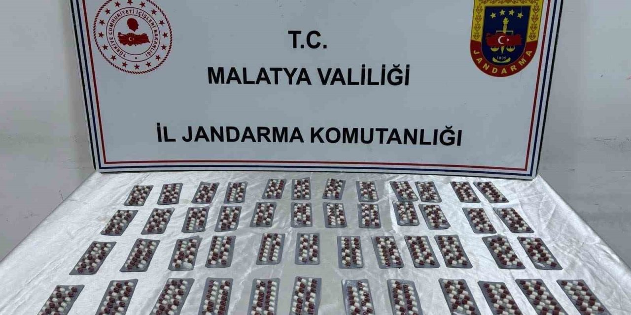 Battalgazi’de 661 adet sentetik ecza hapı ele geçirildi:1 gözaltı