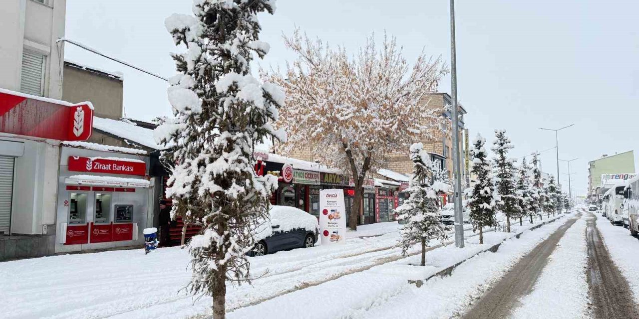Patnos’ta kar sürprizi: İlçe merkezine 40 cm kar yağdı