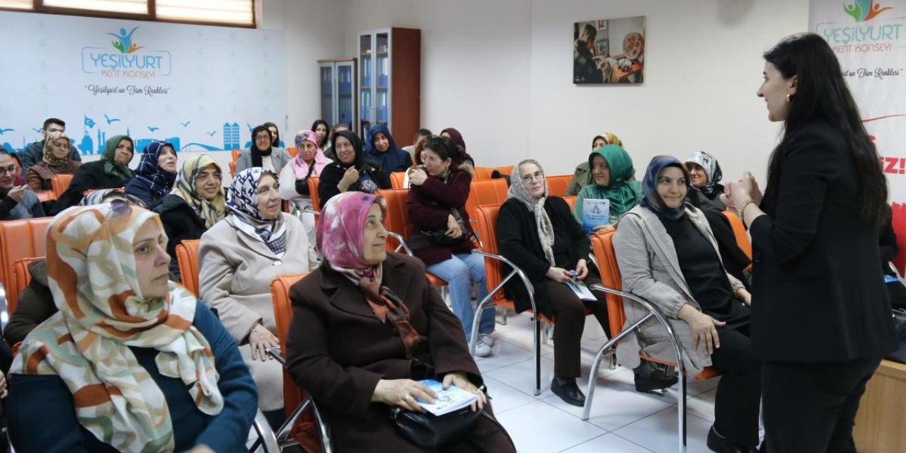 Kadınlara su tasarrufu eğitimi verildi