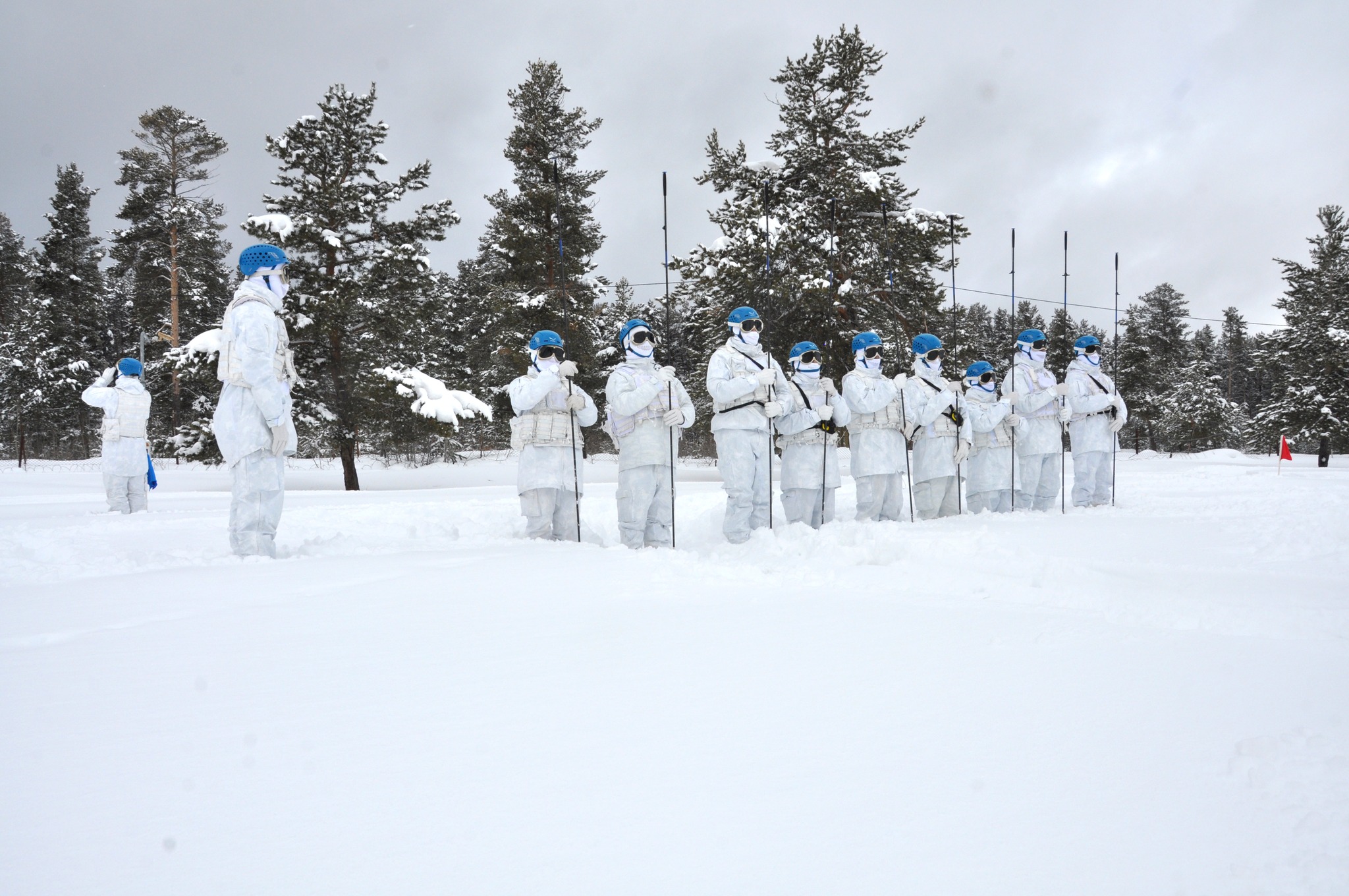 Hudut Birliklerinden eksi 30 derecede eğitim!