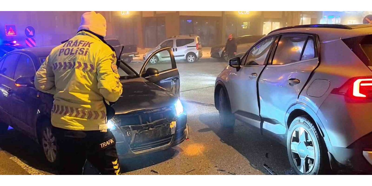 Palandöken’de trafik kazası: 1 yaralı