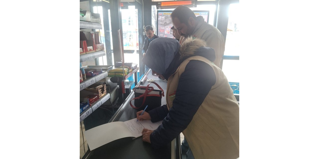 Otlukbeli’nde gıda denetimi yapıldı