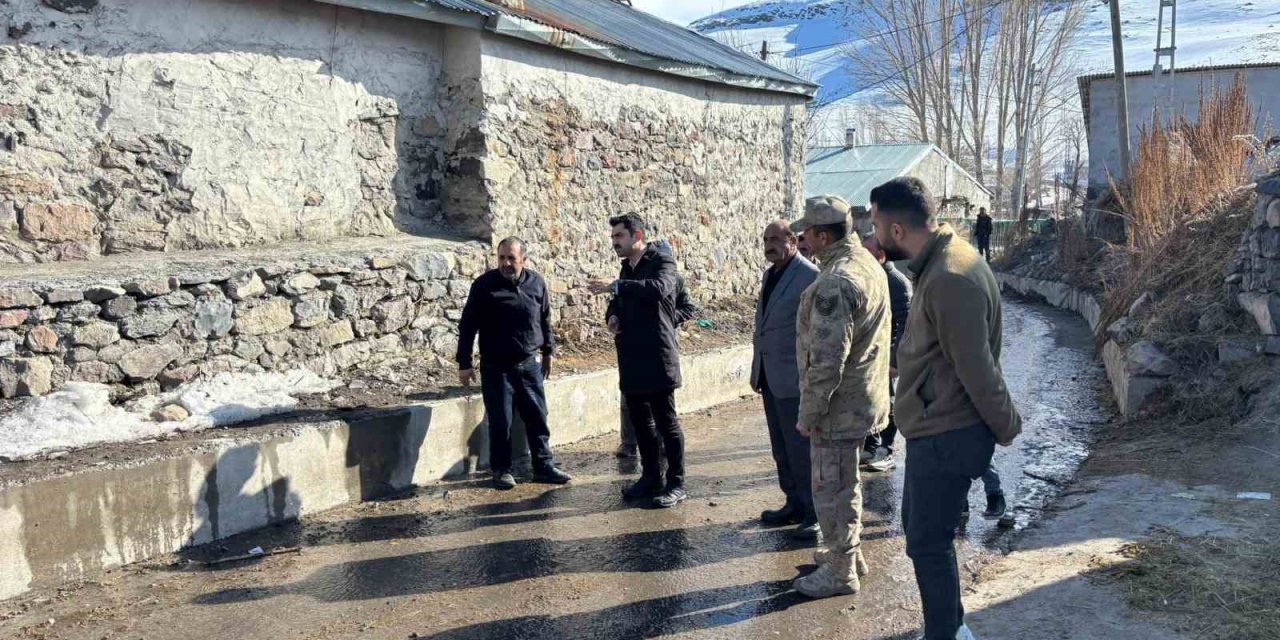 Susuz Kaymakamı Tutal’dan sel ve taşkın riskine karşı yerinde inceleme