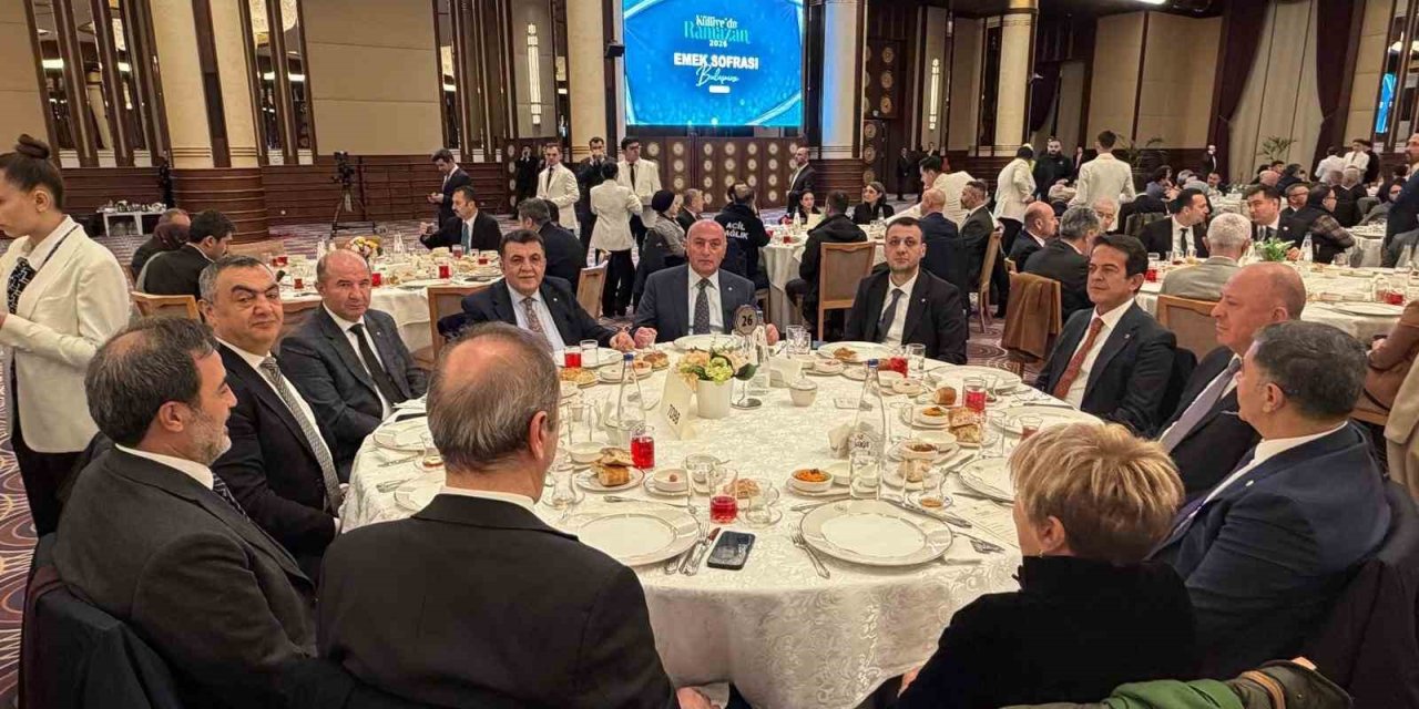 ETSO Başkanı Saim Özakalın, "Emek sofrası" iftar programına katıldı