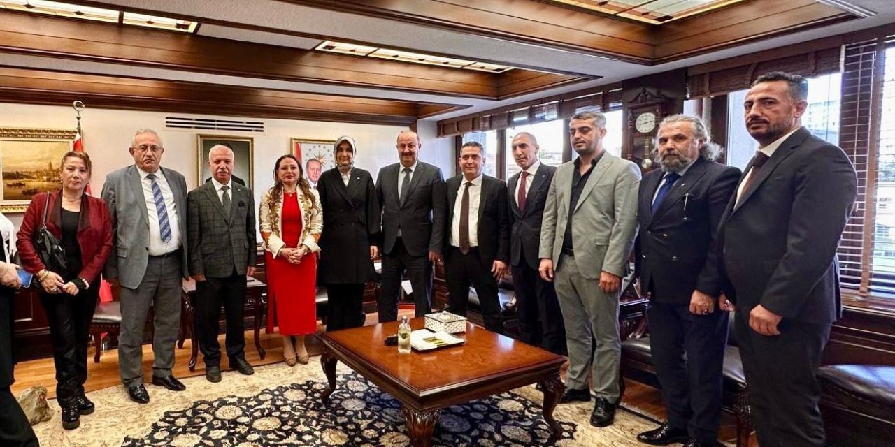 SATKOF ve USTKON’dan Bakan Yardımcısı Yiğitbaşı’na ziyaret