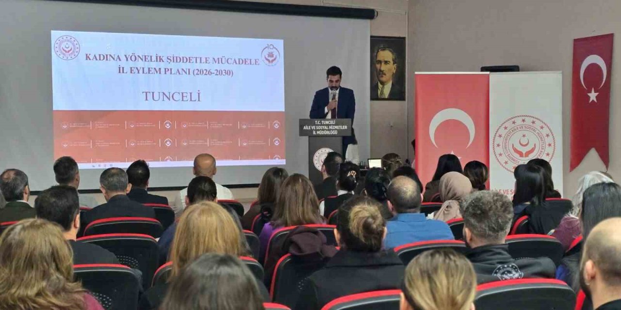 Tunceli’de kadına yönelik şiddetle mücadelede yerel yol haritası belirlendi