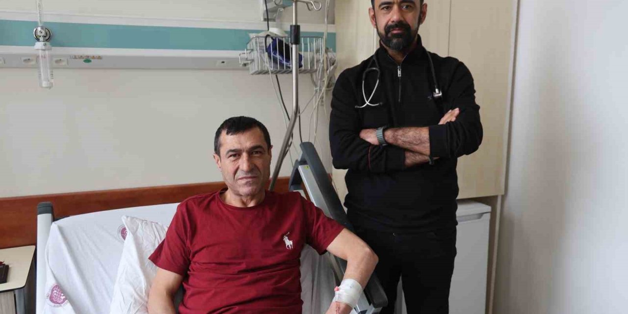 Kapalı damarı Almanya’da açılmayınca, Elazığ’a gelip sağlığına kavuştu