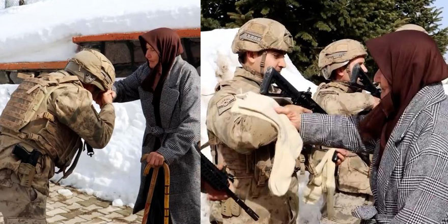 Yaşlı kadın elleriyle ördüğü çorapları iki yıldır Mehmetçiğe gönderiyor