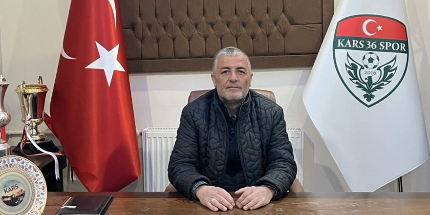 Kars 36 Spor başkanı istifa etti