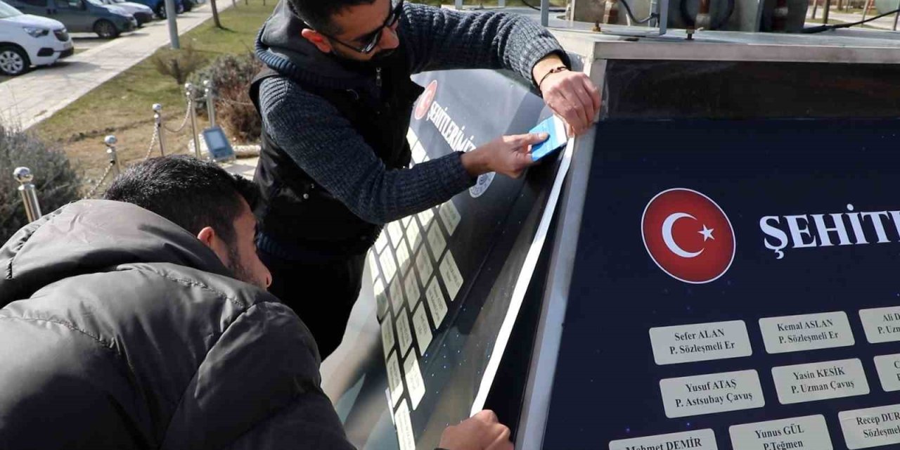 Elazığ’da şehitler anıtı restore edildi