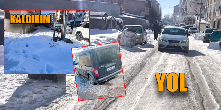 Yollar buz, kaldırımlar geçit vermiyor: Kars’ta sürücülerin ‘çukur’ isyanı