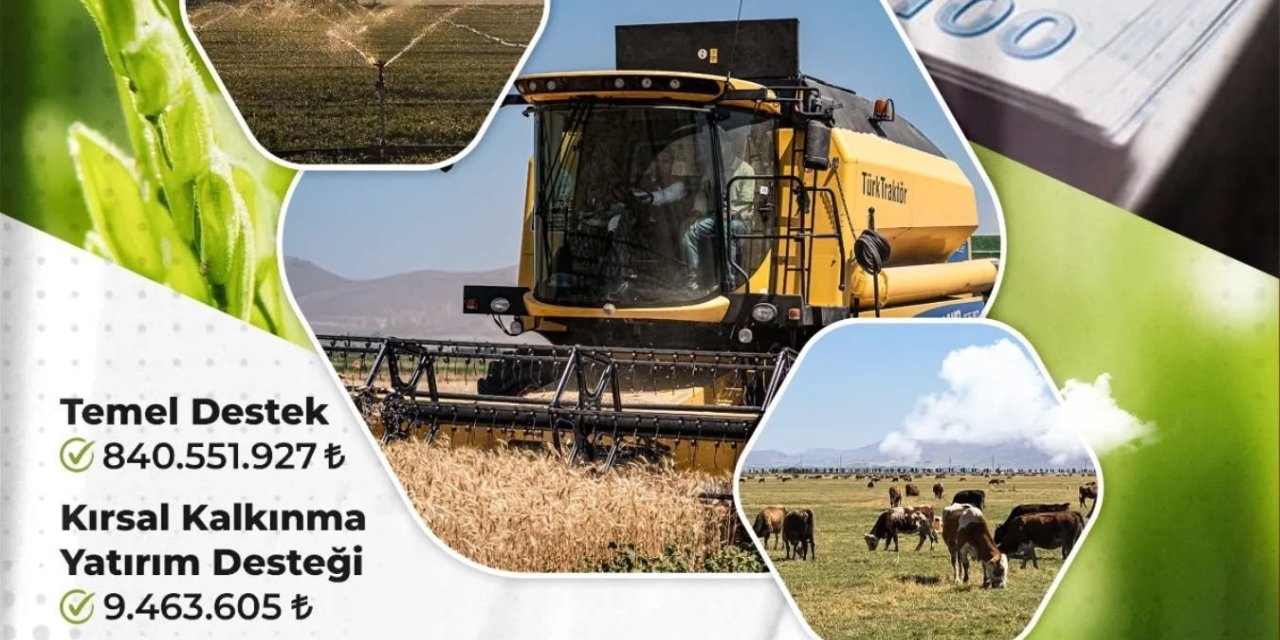 Erzurum’da çiftçilere 1 milyar 16 milyon TL destek