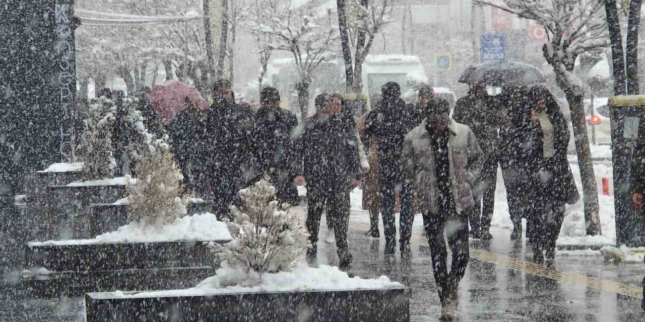 Van’da kar yağışı ve sis etkili oluyor