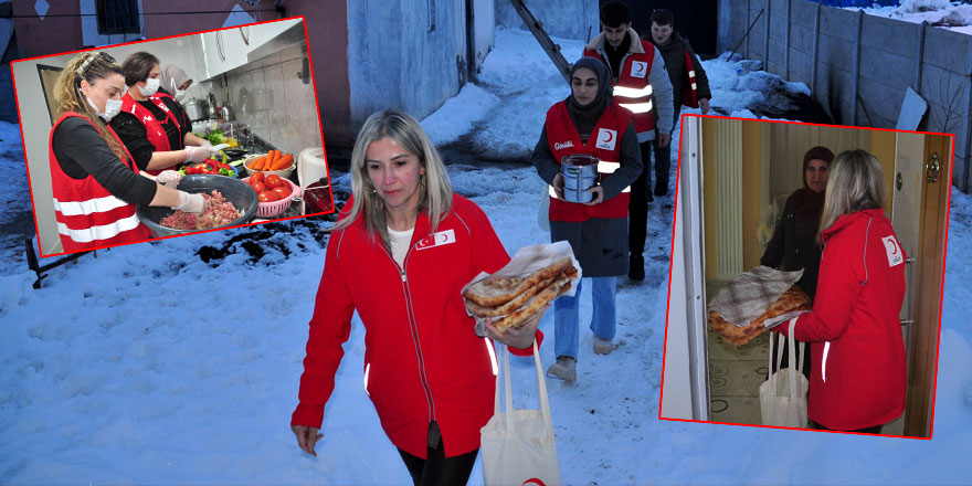 Ramazan’da yalnız yaşayan büyüklerin kapısı çalındı