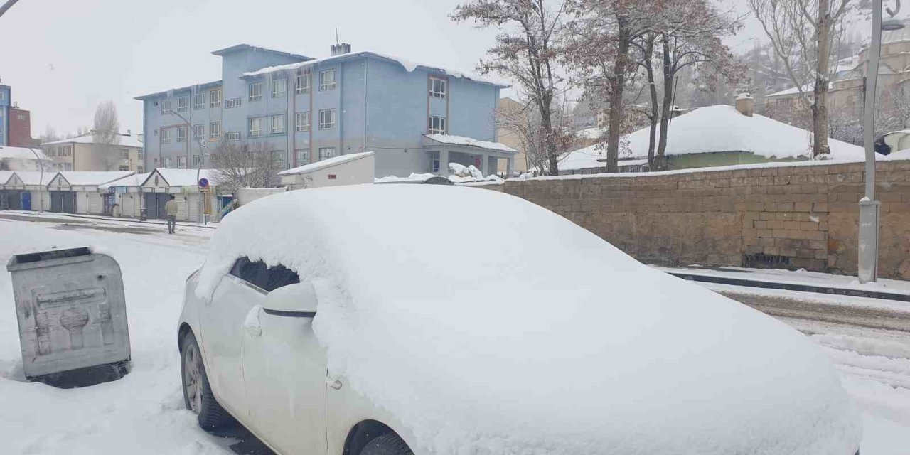 Başkale’de kar yağışı
