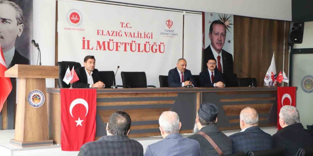 Elazığ’da vaizlik hizmetleri ve sahada yürütülen çalışmalar görüşüldü