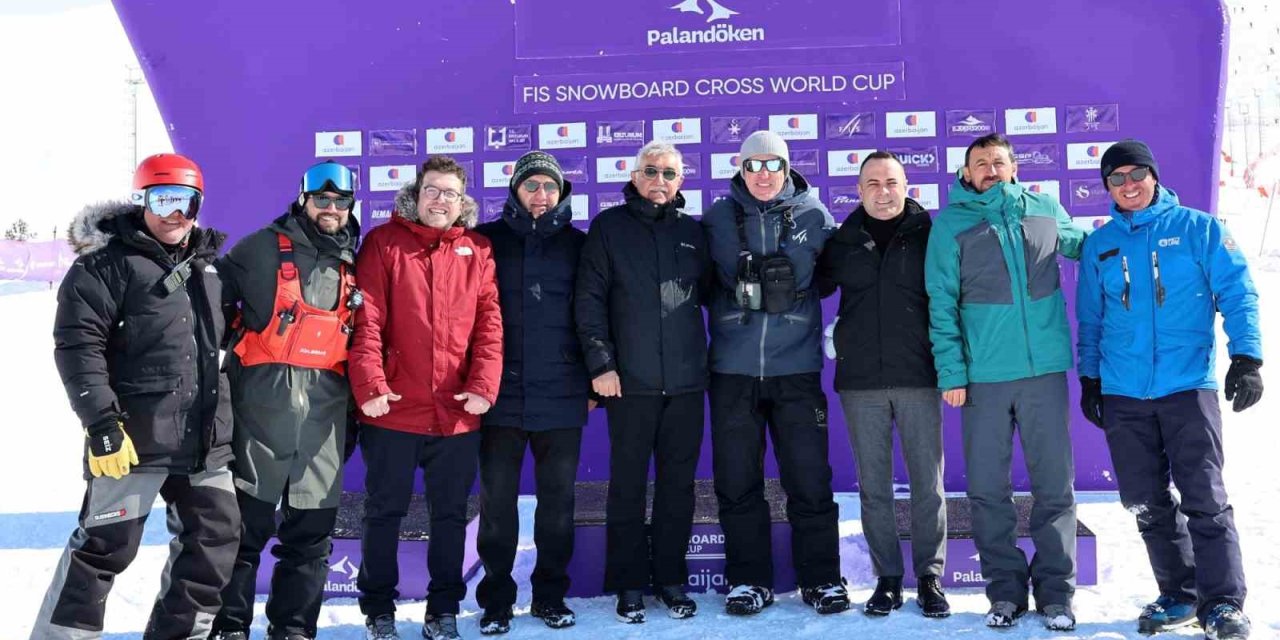 Palandöken’de FIS SBX Snowboard Dünya Kupası zirvesi