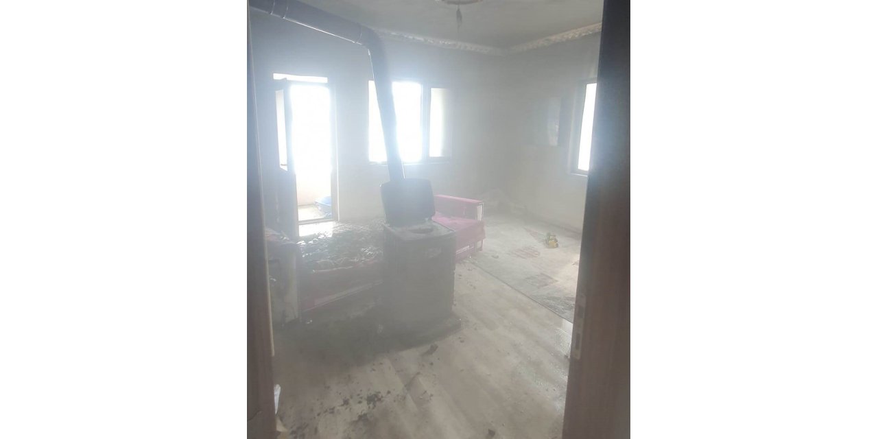 Van’da ev yangını