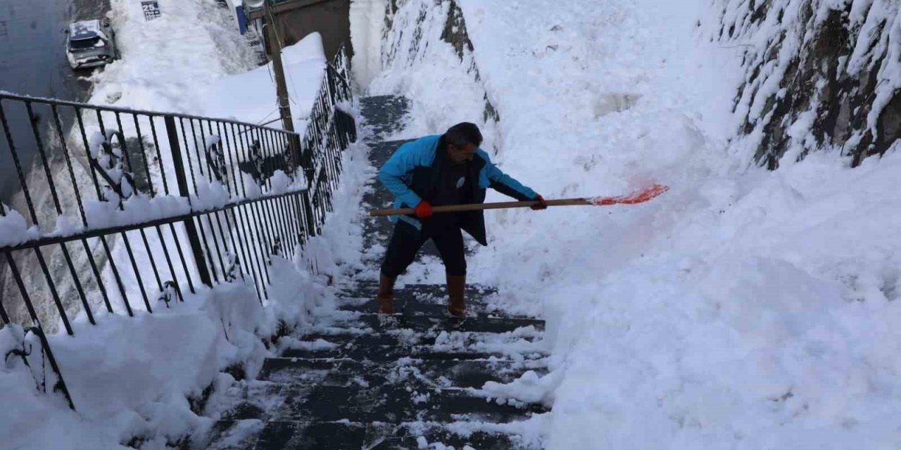 Bitlis’te karla mücadele çalışmaları aralıksız sürdürüyor