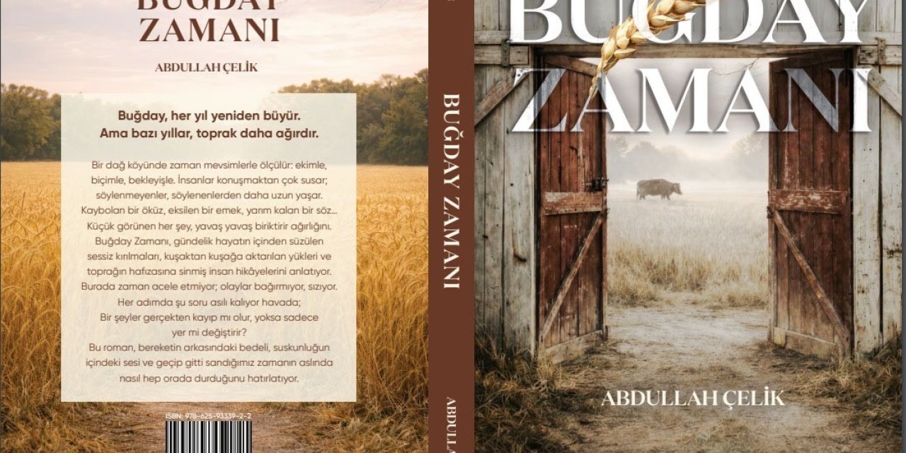 Gazeteci Çelik’ten edebiyat dünyasına "Buğday Zamanı"
