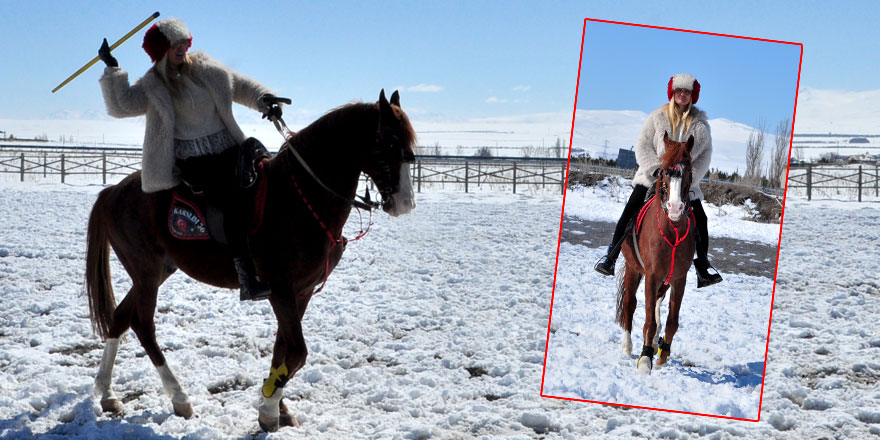 Tuğba Özay Kars’ta adeta "Tomris Hatun" oldu