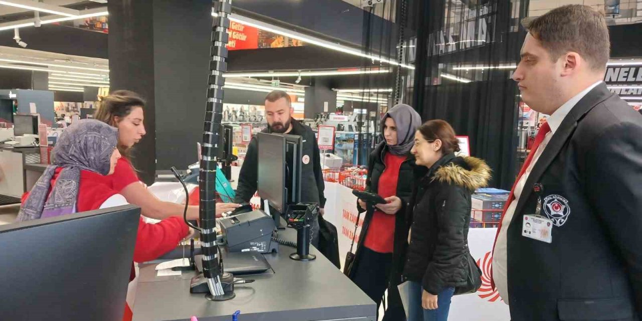Elazığ’da market ve işletmelere poşet denetimi