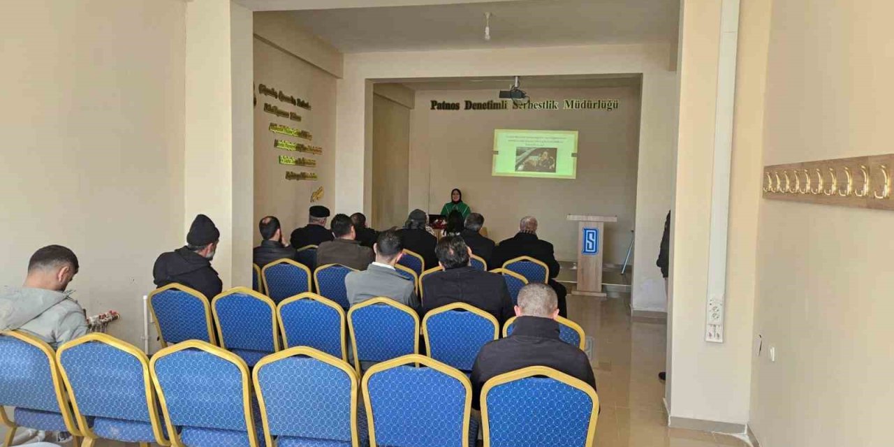Patnos Denetimli Serbestlik Müdürlüğü’nden yükümlülere öfke kontrolü semineri