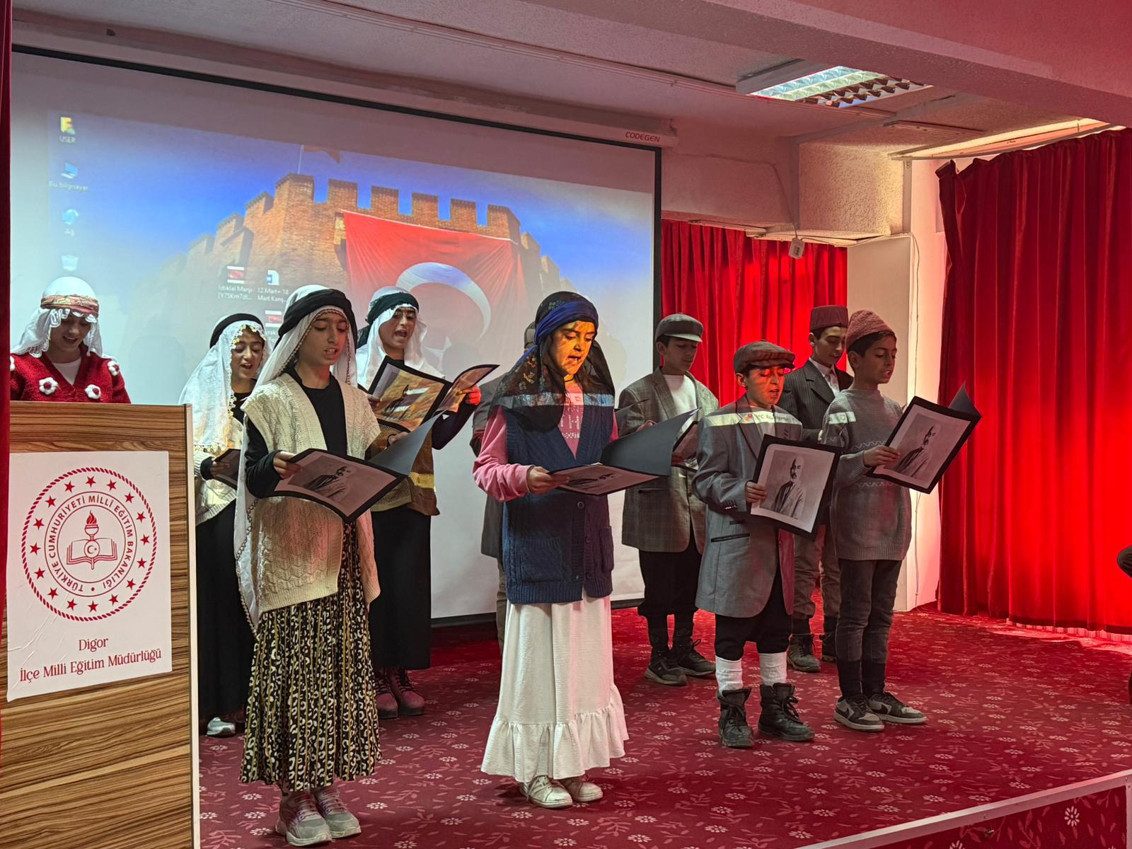 Digor'da İstiklal Marşı’nın kabulünün 105. yıl dönümü kutlandı